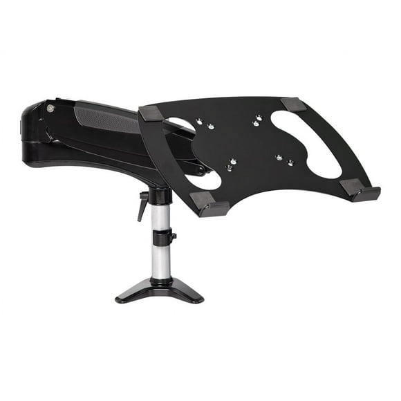 StarTech.com Desk Mount Laptop Arm, Full Motion Articulating Arm for Laptop or Single 34 inch Monitor, VESA Mount Laptop Tray Bracket, Ergonomic Adjustable Notebook Stand, Desk-Clamp - Tilt/Swivel/Rotate (ARMUNONB1) - Stand - full-motion adjustable arm - for monitor / notebook - aluminum - black - screen size: 34" - C-clamp (10-85 mm)