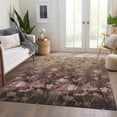 thumbnail image 6 of Addison Rugs Mayfield Premium Machine Washable Transitional Floral Taupe Rectangle Rug, 10' x 14', 6 of 6
