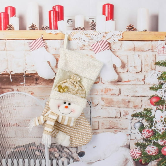 YOHAVEN Christmas Gift Rudolph Faceless Doll Bag, Holiday Goblin Candy Bag Christmas Stocking Ornament for Home Fireplace Xmas Tree New Year Party Decoration