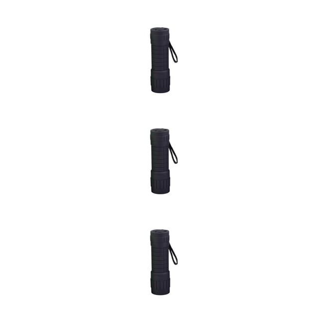 Juego de Linterna Greeniant duradero para camping y senderismo LED Negro