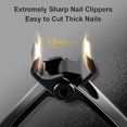 thumbnail image 2 of Nail Clippers For Thick Nails Wide Mouth Stainless Steel, 2 of 5