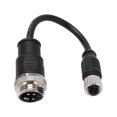 thumbnail image 2 of Cable adaptador NME, conector macho de 7/8‑5 núcleos a cable recto, cable conector de sensor macho a hembra, elegante y moderno, 2 of 9