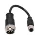 thumbnail image 2 of Cable adaptador NME, conector macho de 7/8‑5 núcleos a cable recto, cable conector de sensor macho a hembra, elegante y moderno, 2 of 9