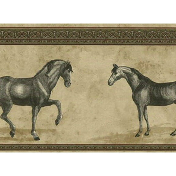 879208 Horses Wallpaper Border A654005b