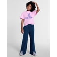 thumbnail image 2 of Weekend Academy Girls Fleece Wide Leg Pants, Sizes 4-18, 2 of 4