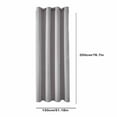 thumbnail image 2 of TACILIP Curtains Curtain Panel Pair 39 Inch W x 78 Inch L Curtain Set Stacking Elegant Curtains for Bedroom Curtains Round Hole Curtains Curtains for Living Room, Mom Gifts, 2 of 6