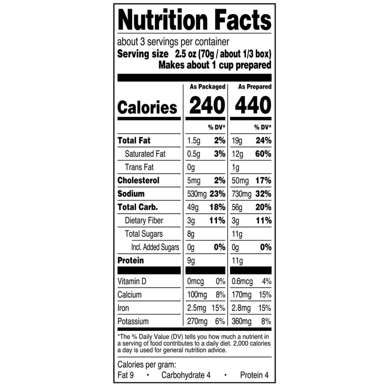 Walmart Great Value Thick & Creamy Macaroni & Cheese, 7.25 oz