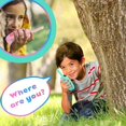thumbnail image 4 of ZHAOCHENG Walkie Talkie recargable, paquete de 2 (rosa, azul), Walkie Talkie de larga distancia para niños de 3 km con linterna LCD, juguete de regalo para 3-12 niños y niñas, interior, exterior, aven, 4 of 5