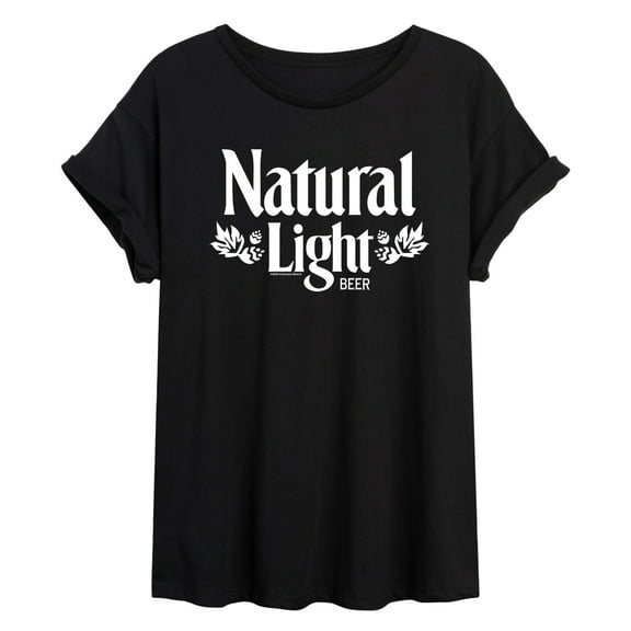 Natural Light - Logo - Women's Oversized Graphic T-Shirt