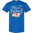 thumbnail image 3 of Inktastic Blessed to Be a Grandma with Flowers T-Shirt, 3 of 5