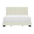 thumbnail image 5 of Reece Channel Stitched Upholstered Queen Bed, Ivory, by Hillsdale Living Essentials, 5 of 19