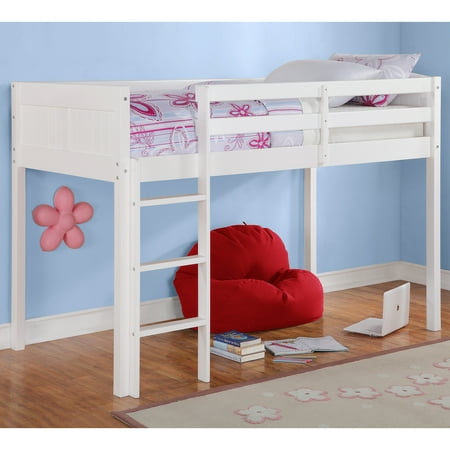 Sofia Junior Twin Loft Bed, White - Walmart.com
