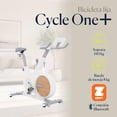 thumbnail image 2 of Bicicleta de Spinning Estática para Ejercicio Profesional – Eleva Blanco Madera, 2 of 10