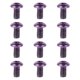 thumbnail image 2 of 12 piezas Bicicletas Pernos de freno de carbono Bicicleta de disco Bicicleta Rotor de freno Tornillos Púrpura, 2 of 8
