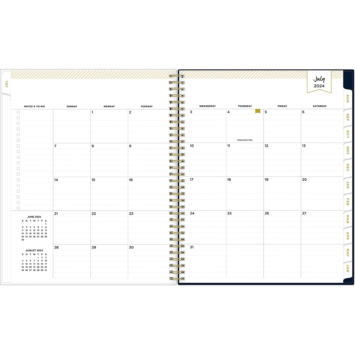 Day Designer for Blue Sky 2024-2025 Weekly Monthly Planner, 8.5x11, Peyton Navy