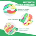 thumbnail image 4 of YISITIAN 5-Pack Automatic Needle Threader, Quick-Easy Sewing Tool for Embroidery Cross Stitch Quilting, Effortless Eye Threading for Seniors and Beginners AZ1014-1811, 4 of 7