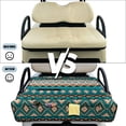 thumbnail image 6 of Yuyamidu Green Aztec Golf Cart Seat Covers with Front Pockets Southwestern Tribal Golf Cart Seat Towel Blanket for Club Car Accessories for 2 Passenger, 6 of 8