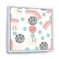 thumbnail image 3 of Designart 'Elements and Organic In Pastel Tones' Modern Framed Canvas Wall Art Print, 3 of 5