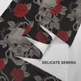 thumbnail image 6 of Disketp Skull and Red Roses Tapestry 60x51 InchesTapestry for Living Room Bedroom Home, 6 of 6