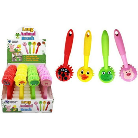 DDI 1988221 Long Handle Animal Scrub Brush Case of 24