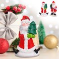 thumbnail image 1 of Fiudx Ofertas Y Liquidación Nuevo Papá Noel Sentado, De Pie, Sosteniendo El Árbol De Navidad, Escritorio Del Hogar, Decoración Navideña, Escritorio Del Hogar, Decoración Navideña, Colgante De Resina, 1 of 4