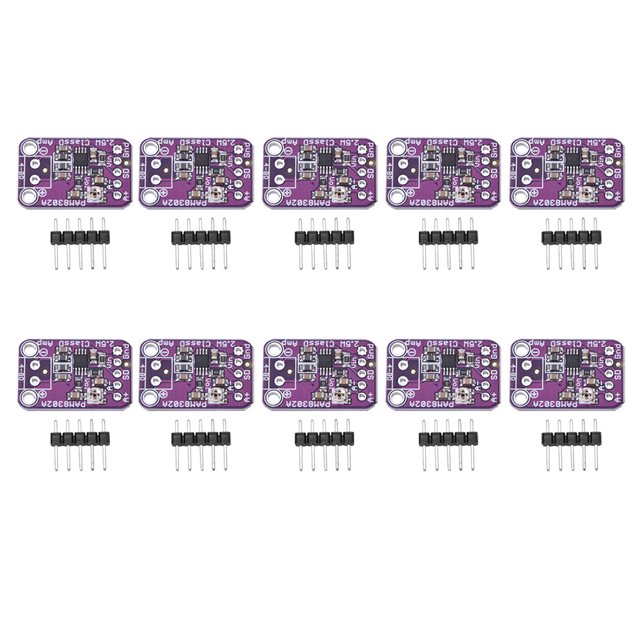 Módulo amplificador de potencia de Audio Ticfox 10 Uds PAM8302A 2,5 W Canal único