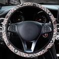 thumbnail image 3 of Universal Stylish Folk Steering Wheel Cover 38cm Colorful Auto Accessories( Color : Red And Yellow Grid ), 3 of 5