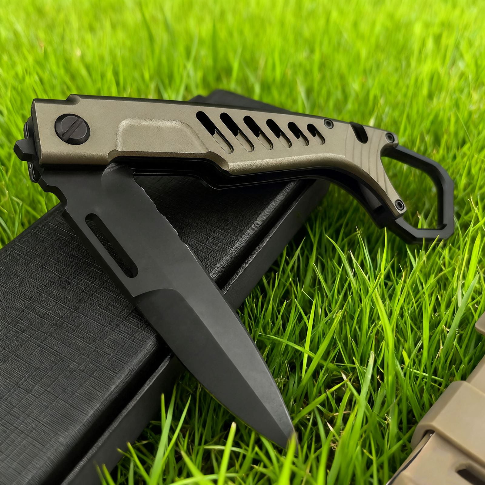 EDC Folding Knife, N690 Blade & T6 Aluminum Handle, 8.78'' Length for Outdoor & Daily Use