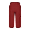 thumbnail image 6 of Women's High Waisted Cargo Pants Lightweight Summer Hiking with Pockets Cropped, 6 of 8