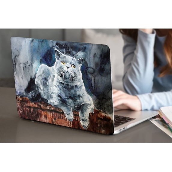 KSK KAISHEK Hard Shell Cover Only Compatible 2019 2018 2017 2016 Rel. MacBook Pro 15 inchs with Retina Display Touch Bar Model: A1990&A1707 Animal A 222