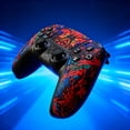 thumbnail image 2 of Wireless Controller Compatible with P5/P5 Pro/P5 Slim/PC,with 1500mAh Battery,Dual Vibration,6-Axis Motion Control,Speaker,3.5mm Audio Jack,Ink-Splash Graffiti, 2 of 5