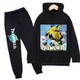 thumbnail image 3 of Conjunto de sudadera y pantalones con capucha de polar con estampado infantil de Palworld, conjunto deportivo de 2 piezas adecuado para conjuntos de niños y niñas, 3 of 5