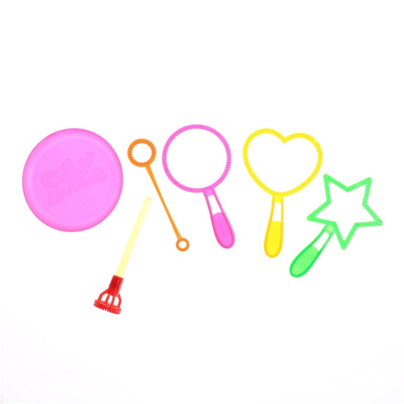 6pcs Kids Summer Blowing Bubble Toys Bubble Sticks Set for Children Outdoor _gu 