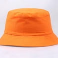 thumbnail image 4 of Worallymy algodón hombres mujeres verano pesca sombrero Color sólido pescador playa Festival sol gorra cubo gorra Worallymy JD720007561, 4 of 7