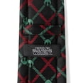 thumbnail image 4 of Star Wars Rebel Logo Red/Green Plaid Men's Tie, 4 of 5