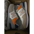 thumbnail image 2 of New Balance 574 Men's Sneakers ML57NFT Blue/Orange/Tan, 2 of 6