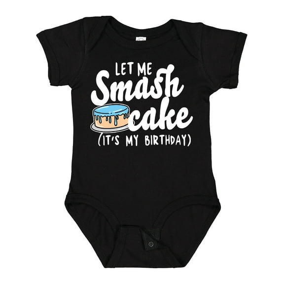 Inktastic Let Me Smash Cake Its My Birthday Boys Baby Bodysuit