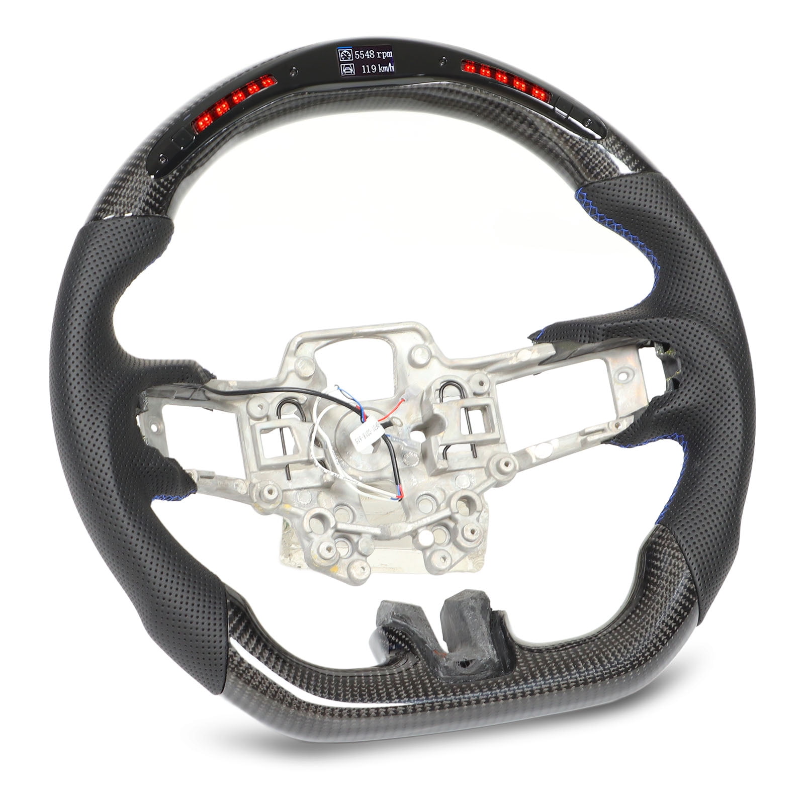 Led Carbon Fiber Steering Wheel Led Display Steering Wheel Car Led