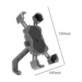 thumbnail image 3 of Motorcycle Mobile Phone Shockproof Bicycle Riding Navigation Machine Frame Metal Rotatable Mobile Phone, 3 of 7