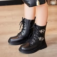 thumbnail image 1 of Children's Boots, Single Boots, British , Side Zipper Short Boots, 1 of 5