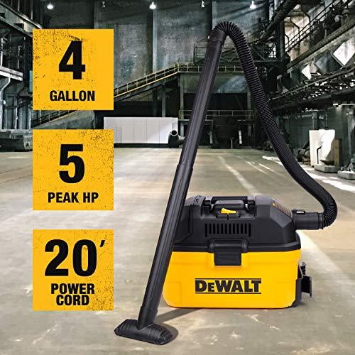 Dewalt 4 gal on sale wet dry vac