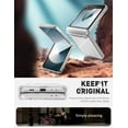 thumbnail image 4 of i-Blason Cosmo for Samsung Galaxy Z Flip 6 / Flip 5 Case [Built-in Front Screen Protector] [Hinge Protection] [Support Wireless Charging] Slim Clear Protective Phone Case (Clear), 4 of 9
