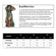thumbnail image 3 of Vestido de mujer con escote en V, manga corta, vestido cruzado alto bajo, vestidos casuales, 3 of 3