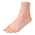 thumbnail image 4 of Zapatos de pie de maniquí femenino de tamaño natural suave Display Art Sketch Nail Cola pie de maniquí, 4 of 8