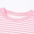 thumbnail image 6 of Womens Oversized Sweatshirts Cozy Striped Print Long Sleeve Crewneck Tunic Shirts 2025 Fall Fashion Color Block Casual Tops, 6 of 8