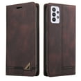 thumbnail image 3 of Wallet Case For Samsung Galaxy A33 5G,PU Leather Magnetic Folio Flip Kickstand Card Cash Pocket RFID Blocking Wallet Drop Protection Phone Case For Samsung Galaxy A33 5G,Brown, 3 of 12