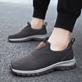 thumbnail image 3 of Oyedens Mens Walking Sneakers Anti Slip Casual Slip on Loafers Hiking Oxfords Running Shoes for Men, 3 of 5