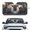 Cool Black Cat Driving Print, variant on HUIACONG Three Horses Portrait Foldable Car Windshield Sun Shade for Trucks Vans Car Accessories Keeps Vehicle Cool Sun Visor Protector Sunshade