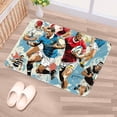 thumbnail image 5 of Football Polyester Non-Slip Machine Washable Floor Mats & Door Mat Chair Rug, 5 of 6