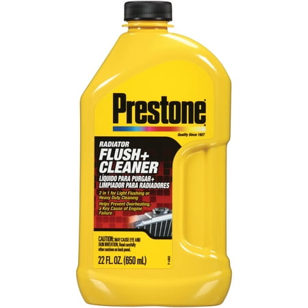 Prestone Radiator Flush and Cleaner Additive, (Pack of